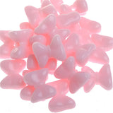 460pcs 14*13MM Acrylic Ribbon Knot Bow Shape Beads Pastel Bracelet Findings