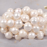 Freshwater Pearl Necklace Irregular Shape Punch Pearl Choker Vintage Jewelry
