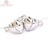 6Sets 24K Brass Magnetic Clasp Beads for Diy Jewelry Making