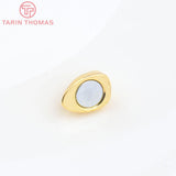 6Sets 24K Brass Magnetic Clasp Beads for Diy Jewelry Making
