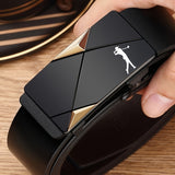 Men's Golf Laser Belt with Alloy Automatic Buckle, Stylish Gift