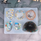 47pcs Silicone Pendant Mold Set DIY Necklace Pendant Making