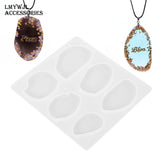 47pcs Silicone Pendant Mold Set DIY Necklace Pendant Making