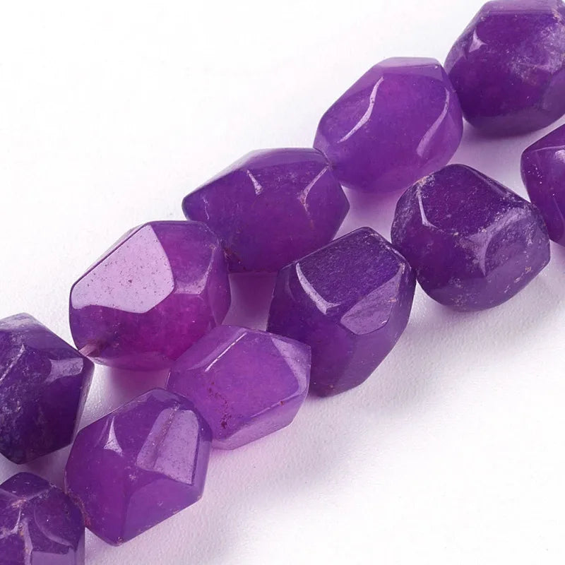 Irregular Stone Beads Strands Faceted for Jewelry Making