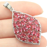 Colorful Rhodolite Garnet Peridot Pendant