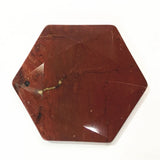 48*43mm Cubic Hexagonal Natural Stone Pendant for Necklaces - Sand Agates