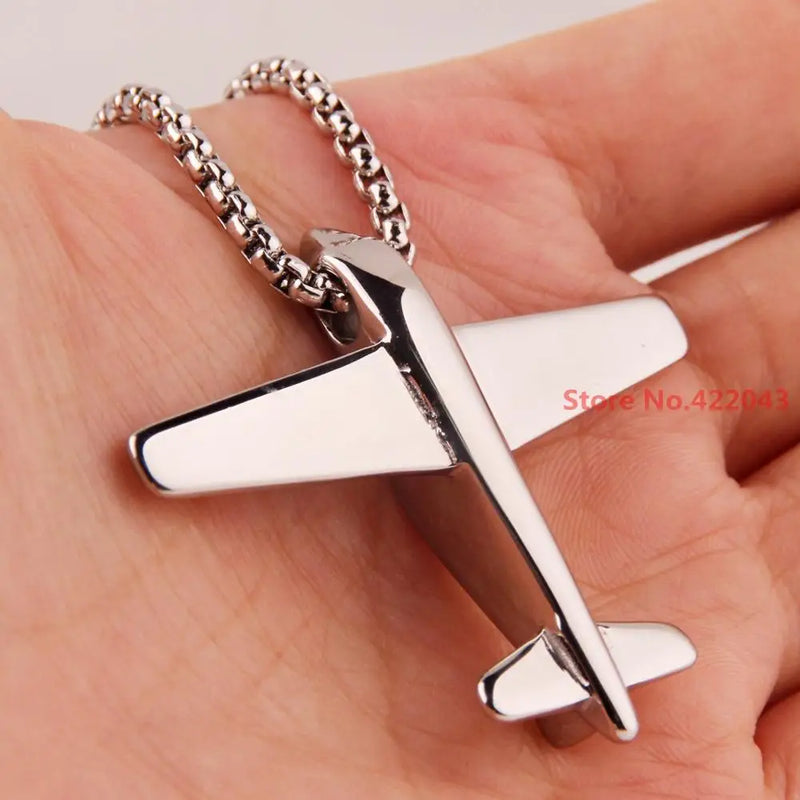 Charming Silver Stainless Steel Pendant Necklace for Men