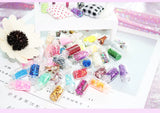 48 Bottles Flash Powder Sequins Glitter Set for DIY Crafts UV Resin Mold Acc