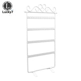 Stud Earring Display Rack Metal Stand Holder Jewelry Organizer Showcase