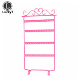 Stud Earring Display Rack Metal Stand Holder Jewelry Organizer Showcase