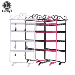 Stud Earring Display Rack Metal Stand Holder Jewelry Organizer Showcase