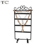 48 Holes Metal Earrings Display Stand Holder Organizer