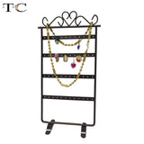 48 Holes Metal Earrings Display Stand Holder Organizer