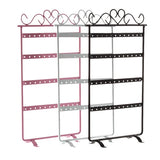 48 Holes Earrings Organizer Metal Display Stand