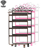 48 Holes Earrings Hanging Rack Metal Jewelry Display Stand