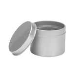 48 Pack Round Metal Tins Box Candle Tin Aluminum Jar Storage Empty Pot