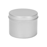 48 Pack Round Metal Tins Box Candle Tin Aluminum Jar Storage Empty Pot
