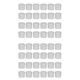 48 Pack Round Metal Tins Box Candle Tin Aluminum Jar Storage Empty Pot