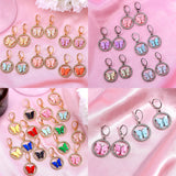 48 Pcs Multicolor Acrylic Butterfly Charms for DIY Jewelry Making