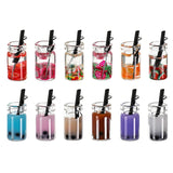 48-Piece Milk Tea Pendant Jewelry Set for DIY Earrings Key Chain Accessories
