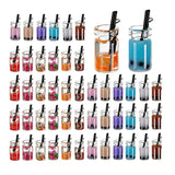 48-Piece Milk Tea Pendant Jewelry Set for DIY Earrings Key Chain Accessories