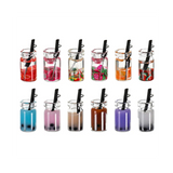 48-Piece DIY Milk Tea Pendant Set for Jewelry, Earrings, Key Chain Accessories