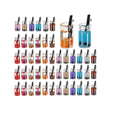 48-Piece DIY Milk Tea Pendant Set for Jewelry, Earrings, Key Chain Accessories