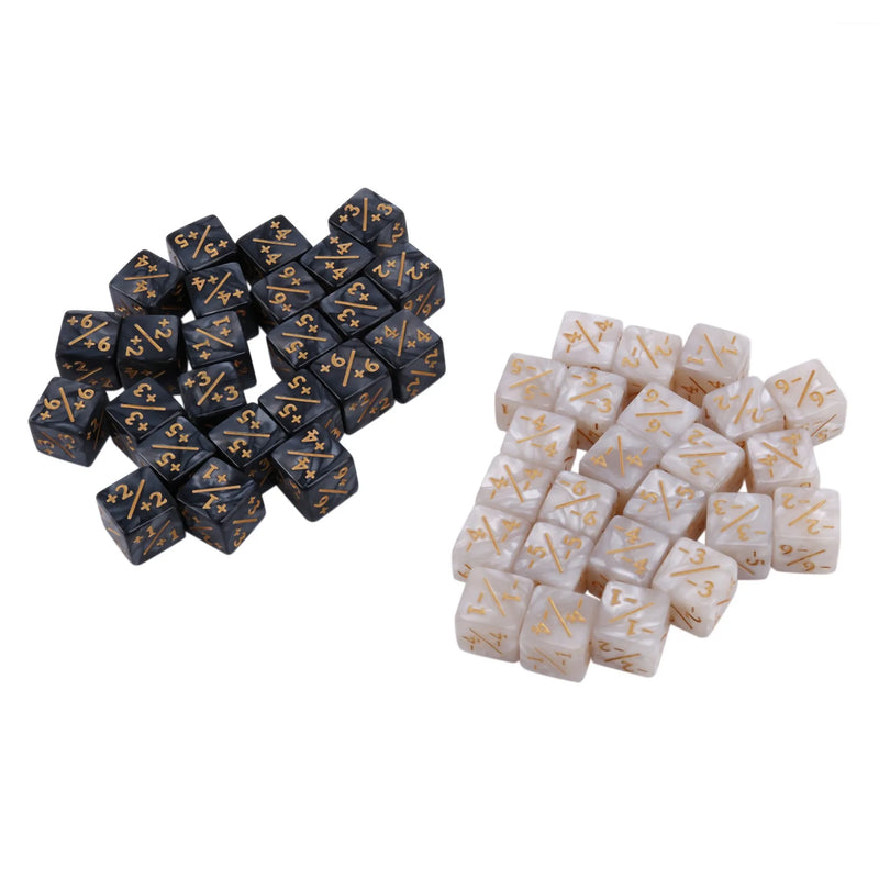 48 Pcs 16mm Loyalty D6 Cube Counters for Board, Card Games