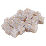 48 Pcs 16mm Loyalty D6 Cube Counters for Board, Card Games