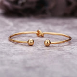 48Pcs Charm Bracelets Sets Women Twist Knot Leaf Beads Open Bangle