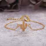 48 Pcs Statement Bracelets Set Cactus Knot Crystal Bangle Jewelry