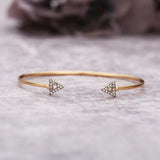 48 Pcs Statement Bracelets Set Cactus Knot Crystal Bangle Jewelry