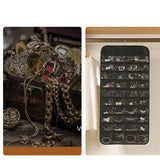 48 Pockets Double Sided Hanging Jewelry Organizer Storage Bag