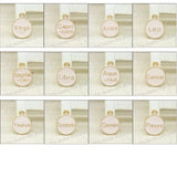48 pcs Zodiac Pendant Charms Alloy Floating DIY Jewelry Findings