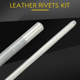Leather Rivets Double Cap Rivet Set with Tools - 480 Sets