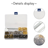 Leather Rivets Double Cap Rivet Set with Tools - 480 Sets