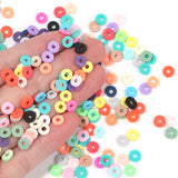 4800PCS Clay Beads 6mm 24 Colors Polymer Spacer Beads DIY Jewelry Making