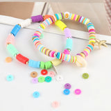 Polymer Clay Spacer Beads Kit for Jewelry Making DIY Bracelet Set