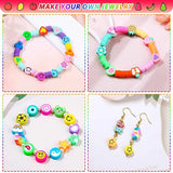 480pcs Polymer Clay Beads, 24 Styles for Jewelry Making