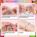 480pcs Polymer Clay Beads, 24 Styles for Jewelry Making