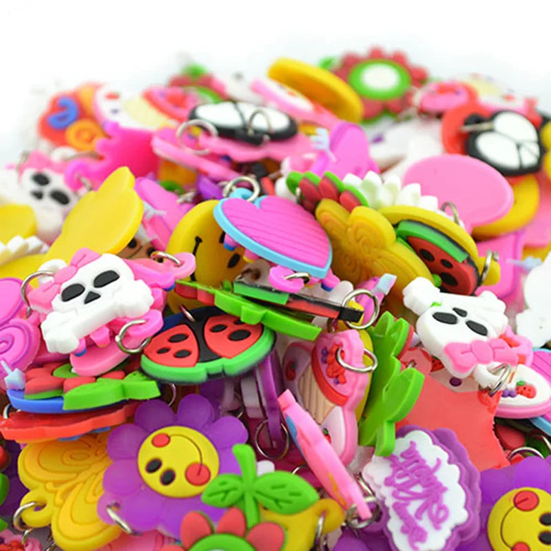 48PCS Colorful Loom Rubber Bands Bracelets Jewelry Making Kit for Kids Girls