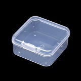 48PCS Mini Clear Plastic Storage Containers with Lids for Beads Jewelry Tools