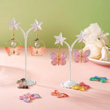 48Pcs Mixed Butterfly Resin Pendant Charms for Jewelry Making DIY