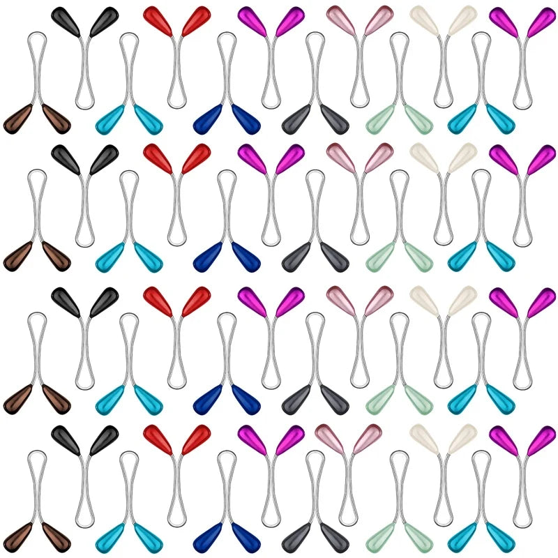 48Pcs Hijab Pins for Women Muslim Faux Pearl Scarf Clips