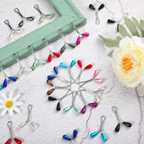 48Pcs Hijab Pins Faux Pearl Scarf Clips U Shaped DIY Boutonniere Pin Decorative
