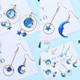 48pcs/16pcs Enamel Metal Charms Universe DIY Jewelry Making