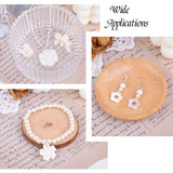 48pcs/Box Natural Shell Pendants Mixed Flower Charm DIY Jewelry Making