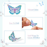48pcs Butterfly Stainless Steel Pendants Mixed Charms