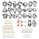 Stainless Steel Clay Cutter Tools Set for Earrings Making