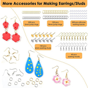 49 Stainless Steel Clay Cutter Tools Jewelry Accessories for Earrings